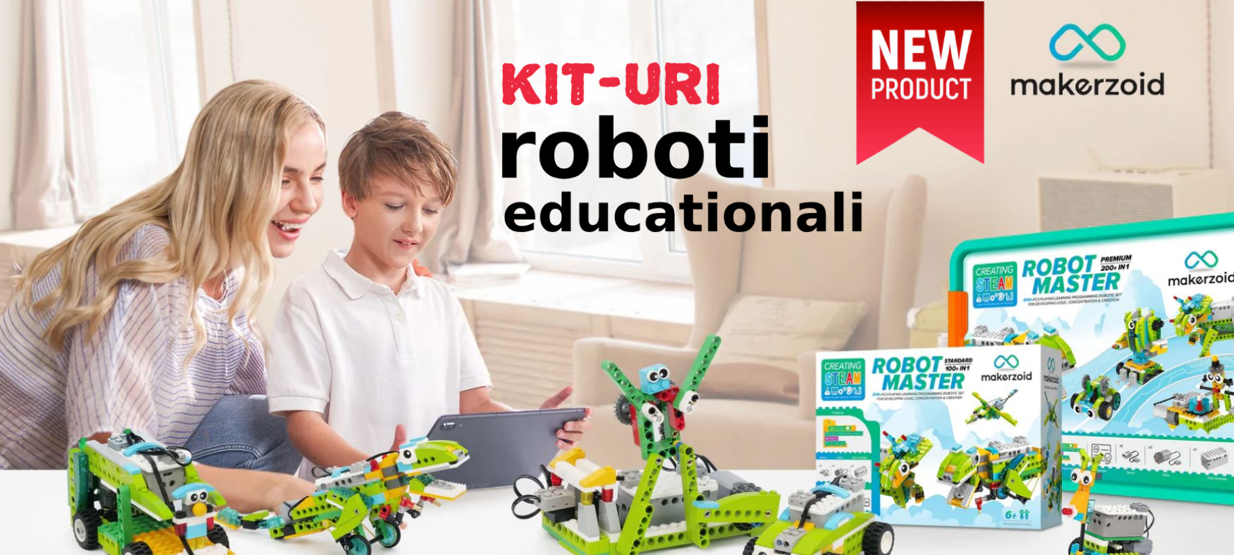 Kit-uri roboti educationali MAKERZOID